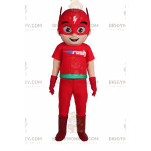 Superhero BIGGYMONKEY™ Mascot Costume - Flash - Biggymonkey.com