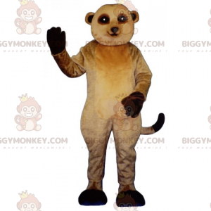 Black Legged Meerkat BIGGYMONKEY™ Mascot Costume -