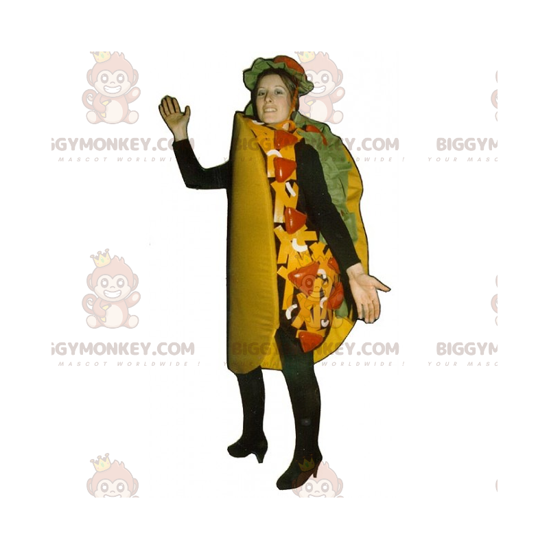 Taco BIGGYMONKEY™ Mascot Costume - Biggymonkey.com Taco BIGGYMONKEY™ Mascot Costume - Biggymonkey.com
