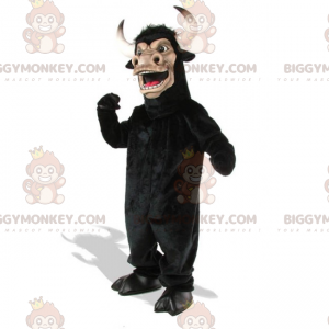 BIGGYMONKEY™ Big Rounded Horned Bull Mascot Costume -