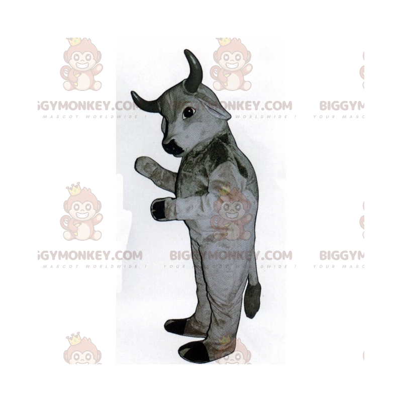 Disfraz de mascota Grey Bull BIGGYMONKEY™ - Biggymonkey.com Disfraz de mascota Grey Bull BIGGYMONKEY™ - Biggymonkey.com