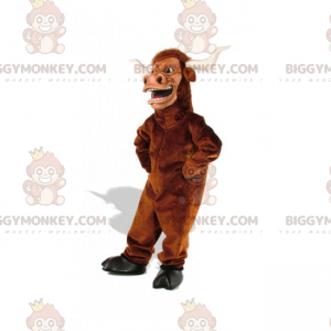 Brown Bull BIGGYMONKEY™ Mascot Costume - Biggymonkey.com
