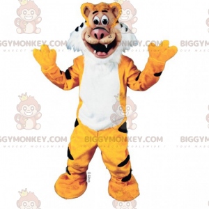 Kostým maskota Tiger BIGGYMONKEY™ s několika pruhy –