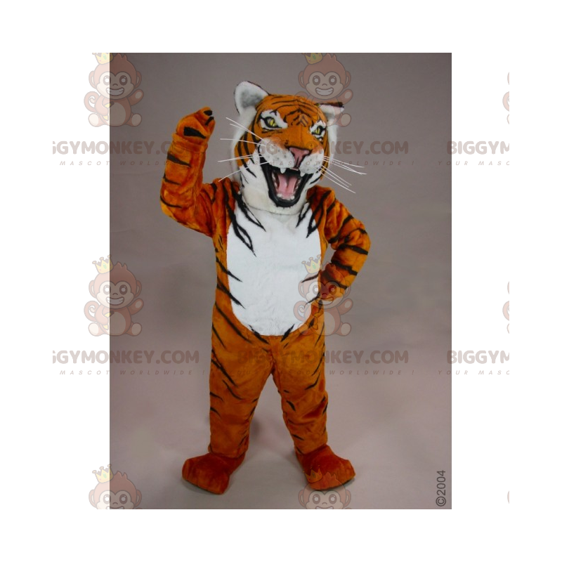 Hondsdolle tijger BIGGYMONKEY™ mascottekostuum - Biggymonkey.com Hondsdolle tijger BIGGYMONKEY™ mascottekostuum - Biggymonkey.com