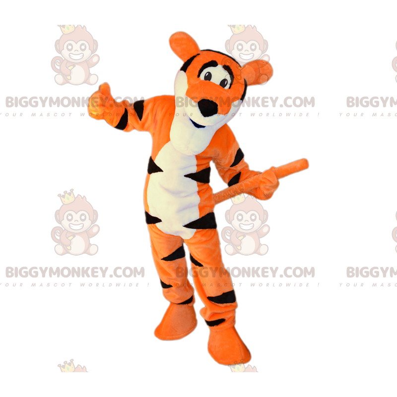 Costume de mascotte BIGGYMONKEY™ de tigre orange - Costume de mascotte BIGGYMONKEY™ de tigre orange -
