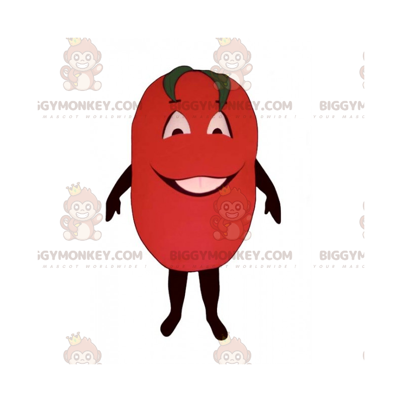 Costume de mascotte BIGGYMONKEY™ de tomate souriante -