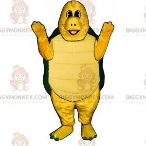 Disfraz de mascota tortuga sonriente BIGGYMONKEY™ -