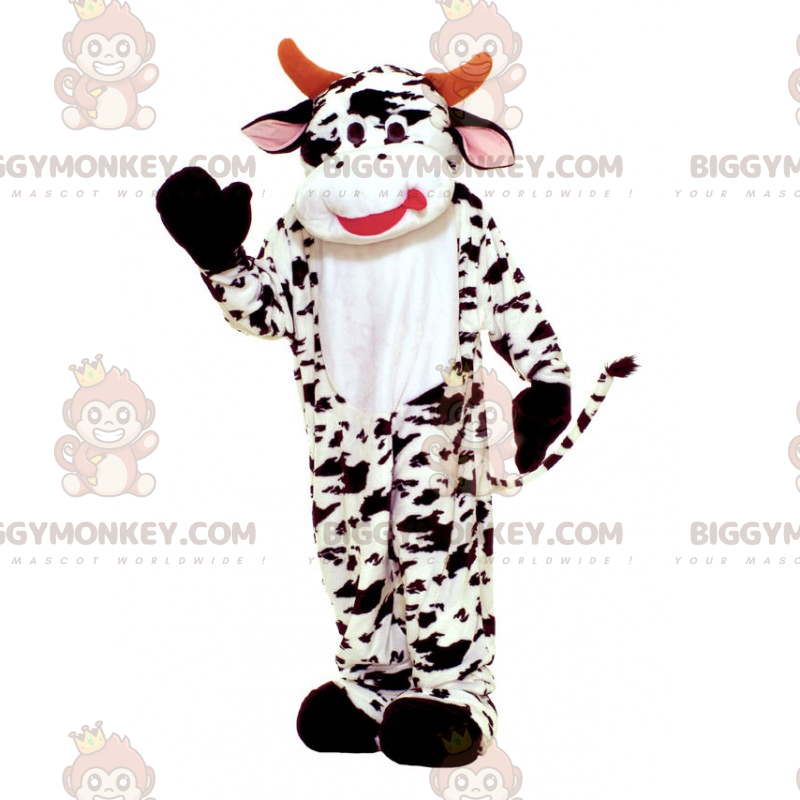 Kohud med rött horn BIGGYMONKEY™ maskotdräkt - BiggyMonkey Kohud med rött horn BIGGYMONKEY™ maskotdräkt - BiggyMonkey