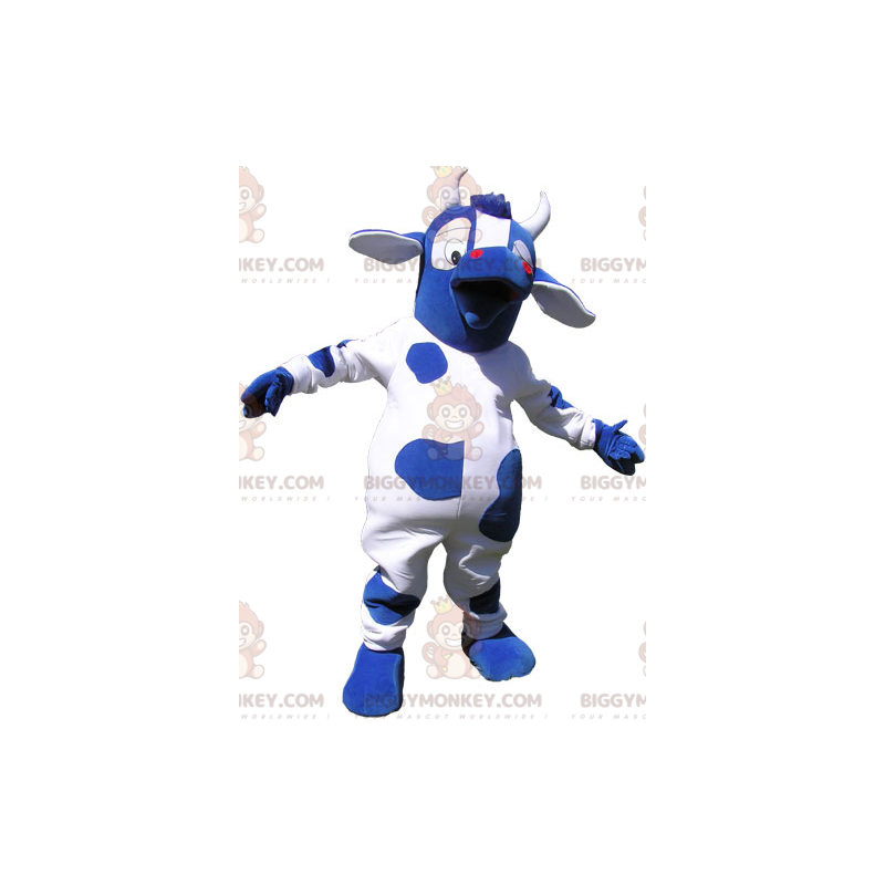 Blue Cowhide BIGGYMONKEY™ Mascot Costume - Biggymonkey.com Blue Cowhide BIGGYMONKEY™ Mascot Costume - Biggymonkey.com
