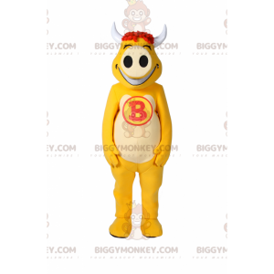 Yellow Cowhide BIGGYMONKEY™ Mascot Costume – Biggymonkey.com