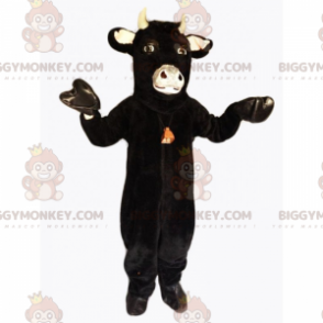 BIGGYMONKEY™ Black Bell Cowhide Mascot Costume - Cow Mascots - BIGGYMONKEY_017041 - BiggyMonkey.com