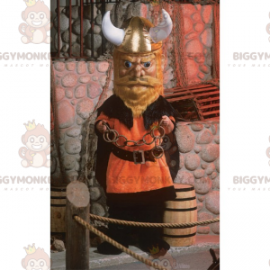 Disfraz de mascota BIGGYMONKEY™ vikingo rubio - Biggymonkey.com