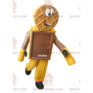 Schokoladenplätzchen-Kuchen BIGGYMONKEY™ Maskottchen-Kostüm