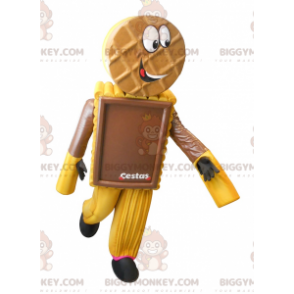 Schokoladenplätzchen-Kuchen BIGGYMONKEY™ Maskottchen-Kostüm -
