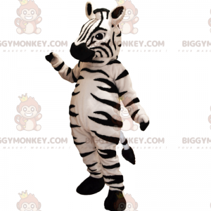 Στολή μασκότ Zebra BIGGYMONKEY™ - Ζώα της ζούγκλας - BIGGYMONKEY_017068 - BiggyMonkey.com