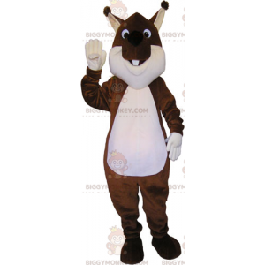 Costume da mascotte scoiattolo marrone BIGGYMONKEY™ -