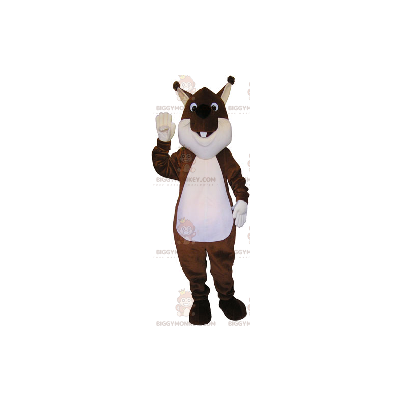 Costume de mascotte BIGGYMONKEY™ d'écureuil marron - Costume de mascotte BIGGYMONKEY™ d'écureuil marron -