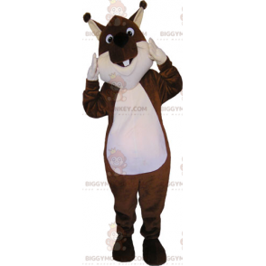 Braunes Eichhörnchen BIGGYMONKEY™ Maskottchen Kostüm -