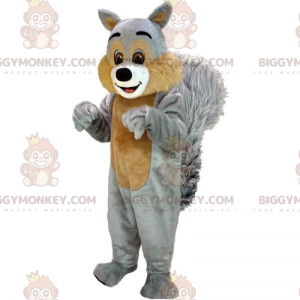 Costume da mascotte da morbido scoiattolo peloso BIGGYMONKEY™ -