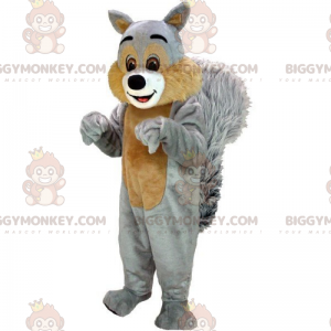 Traje de mascote de esquilo peludo macio BIGGYMONKEY™ –