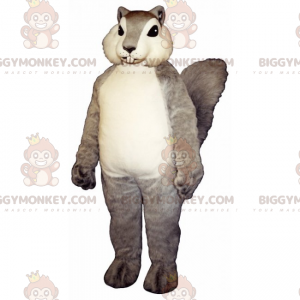 Kostým maskota veverky BIGGYMONKEY™ s hedvábně jemnou srstí –