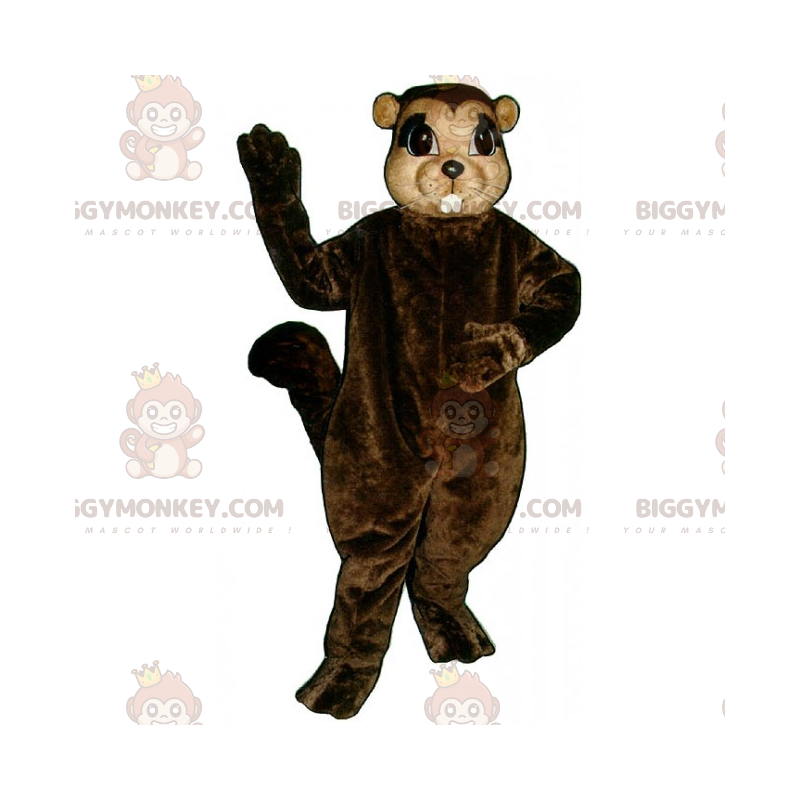 Big Eyed Squirrel BIGGYMONKEY™ maskotdräkt - Ekorrmaskot - BIGGYMONKEY_017083 - BiggyMonkey.com
