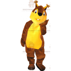 Zweifarbiges Eichhörnchen BIGGYMONKEY™ Maskottchenkostüm -