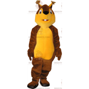 Kostým maskota dvoubarevné veverky BIGGYMONKEY™ –
