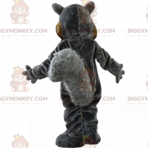 Gray and Brown Squirrel BIGGYMONKEY™ Mascot Costume -