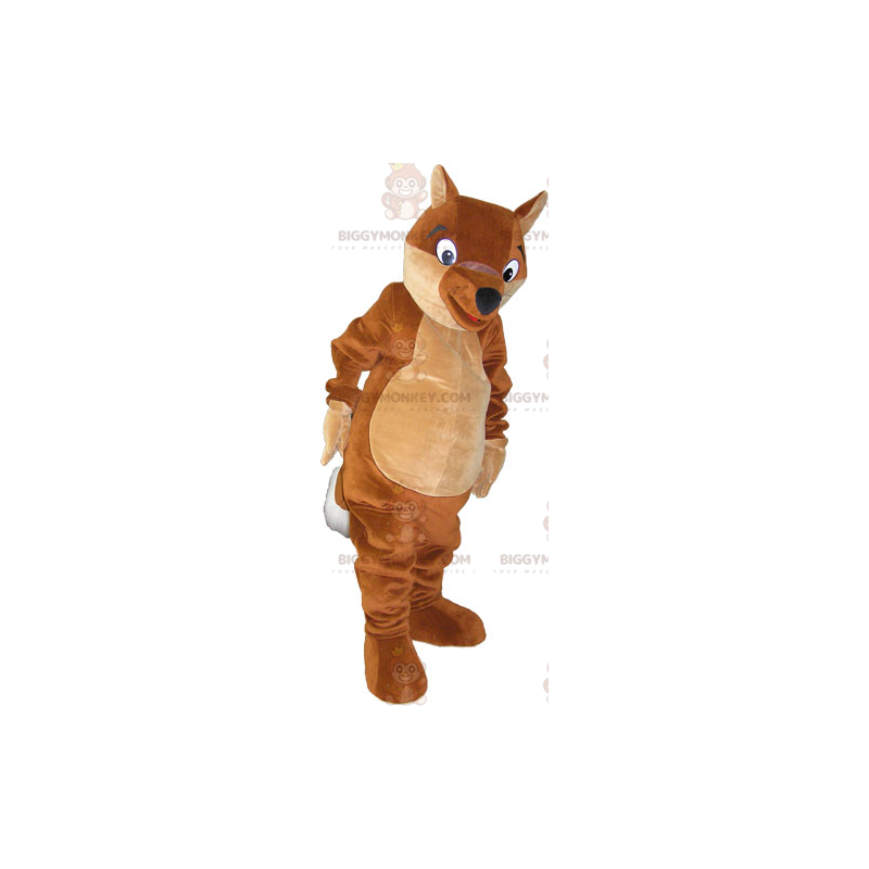 Costume da mascotte scoiattolo marrone BIGGYMONKEY™ -