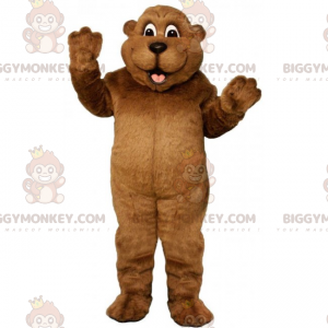 BIGGYMONKEY™ Mascot Costume Brown Squirrel With Big Smile -