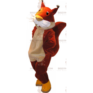 BIGGYMONKEY™ Rotes Eichhörnchen-Maskottchen-Kostüm -