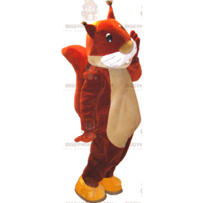 Disfraz de mascota de ardilla roja BIGGYMONKEY™ -