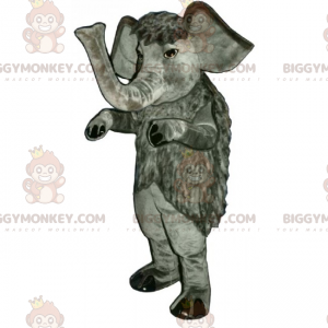 Long Haired Elephant BIGGYMONKEY™ Mascot Costume -