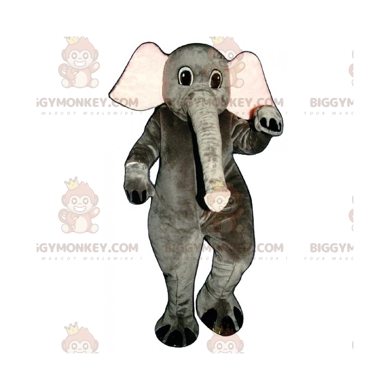 Disfraz de elefante BIGGYMONKEY™ para mascota con trompa larga Disfraz de elefante BIGGYMONKEY™ para mascota con trompa larga