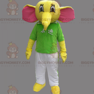 Elephant BIGGYMONKEY™ Mascot Costume with Tee Shirt and Pants -