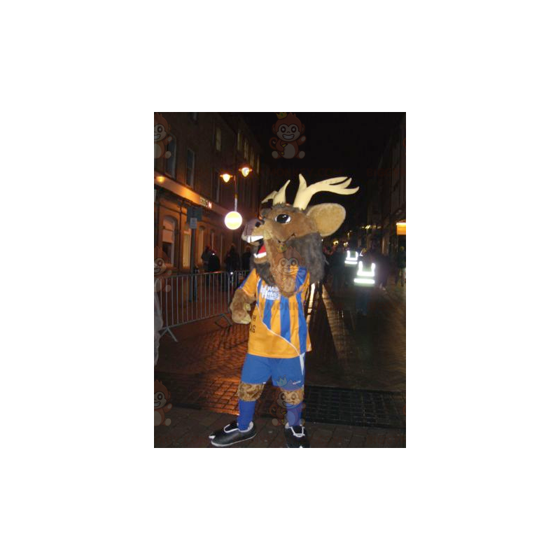 Costume de mascotte BIGGYMONKEY™ de cerf de caribou d'élan Costume de mascotte BIGGYMONKEY™ de cerf de caribou d'élan