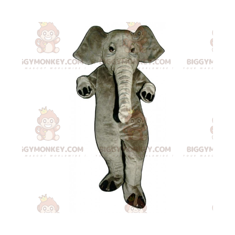 Grå elefant BIGGYMONKEY™ maskotkostume - Biggymonkey.com Grå elefant BIGGYMONKEY™ maskotkostume - Biggymonkey.com