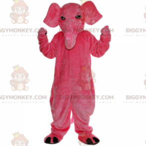 Costume de mascotte BIGGYMONKEY™ d'éléphant rose - Mascottes Elephant - BIGGYMONKEY_017134 - BiggyMonkey.com