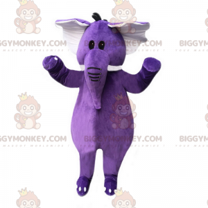 Στολή μασκότ Purple Elephant BIGGYMONKEY™ - Μασκότ ελεφάντων - BIGGYMONKEY_017142 - BiggyMonkey.com