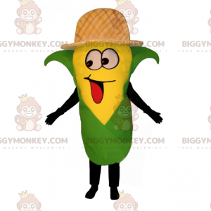 Cob of Corn BIGGYMONKEY™ Mascot Costume with Hat –