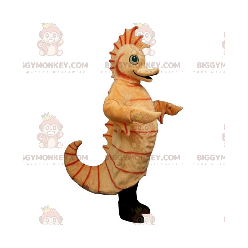 Beige søhest BIGGYMONKEY™ maskotkostume - Biggymonkey.com Beige søhest BIGGYMONKEY™ maskotkostume - Biggymonkey.com