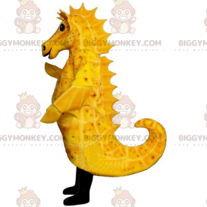Disfraz de mascota caballito de mar amarillo BIGGYMONKEY™ -