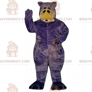 Lilla Hippo BIGGYMONKEY™ maskotkostume - Hippopotamus maskoter - BIGGYMONKEY_017177 - BiggyMonkey.com