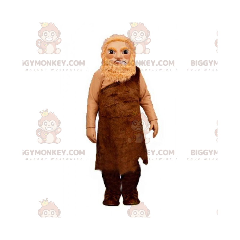 Costume da mascotte uomo preistorico BIGGYMONKEY™ - Costume da mascotte uomo preistorico BIGGYMONKEY™ -