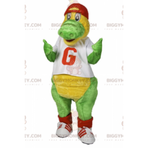 Costume de mascotte BIGGYMONKEY™ dinosaure avec teeshirt et