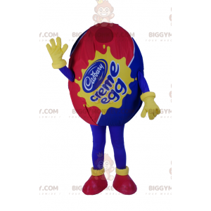Costume de mascotte BIGGYMONKEY™ d'œuf en chocolat -