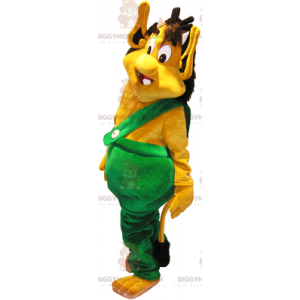 Costume da mascotte BIGGYMONKEY™ Orco giallo