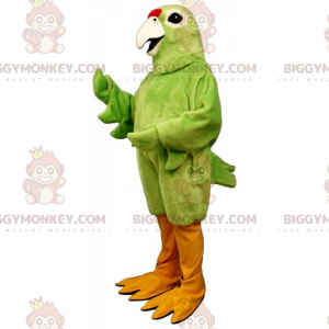Bird BIGGYMONKEY™ maskottiasu - yksivärinen papukaija -
