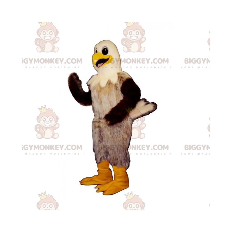 White Headed Bird BIGGYMONKEY™ Maskotdräkt - BiggyMonkey maskot White Headed Bird BIGGYMONKEY™ Maskotdräkt - BiggyMonkey maskot